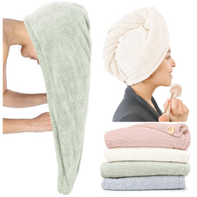 ROLSHOL front view of four-pack towels showing colors and packaging with convenience