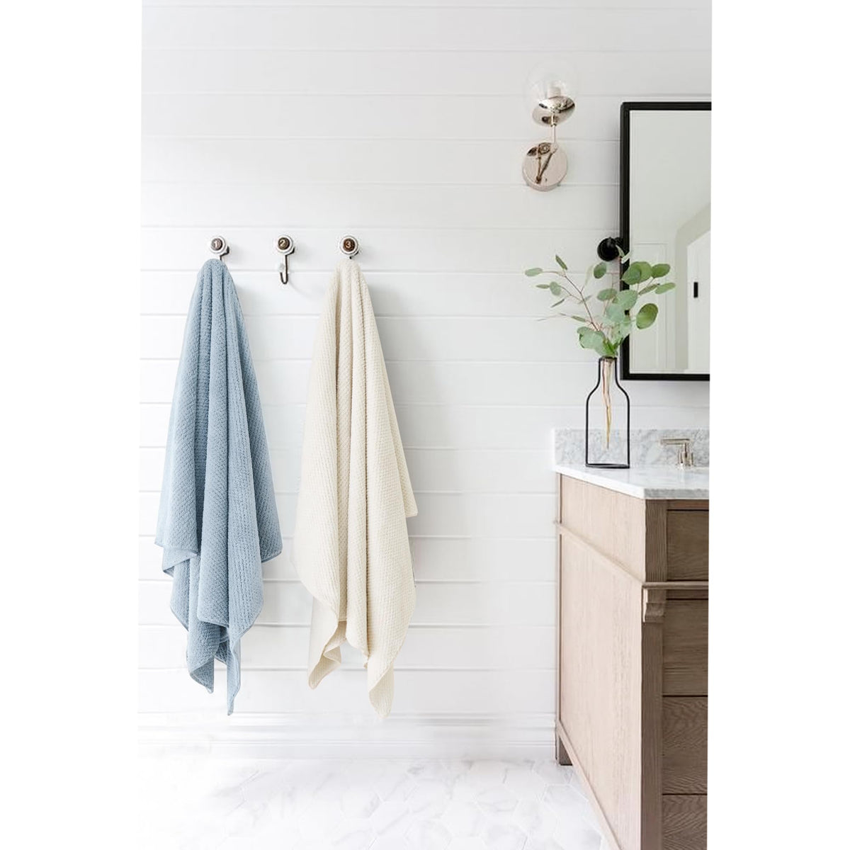 ROLSHOL lifestyle scene on bathroom vanity showing everyday grooming ease