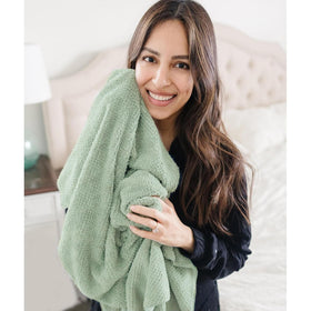 ROLSHOL towel folded in gym bag, ready for travel and quick post-workout drying