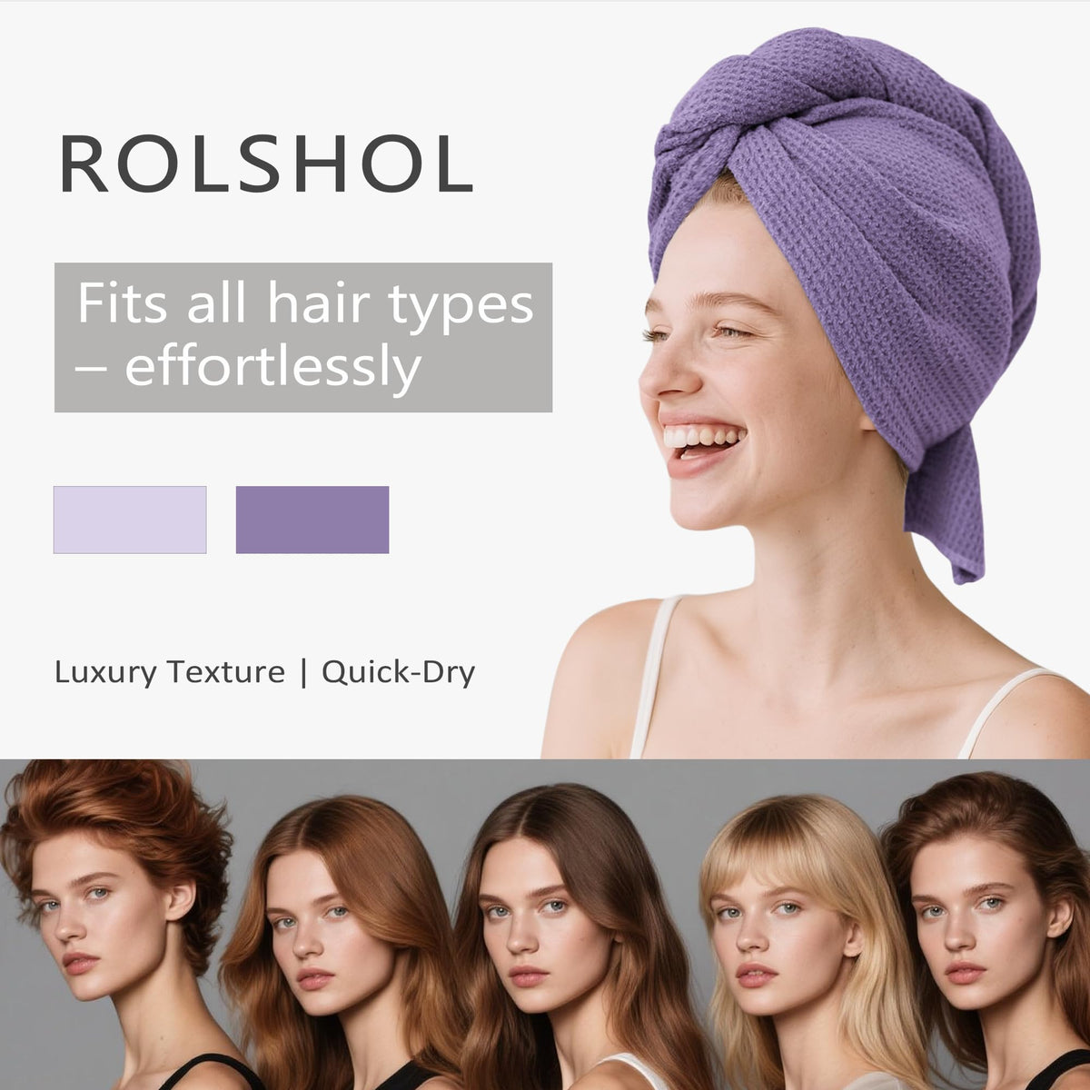 ROLSHOL stacked towels in gym bag showing portability and ready-for-travel benefit