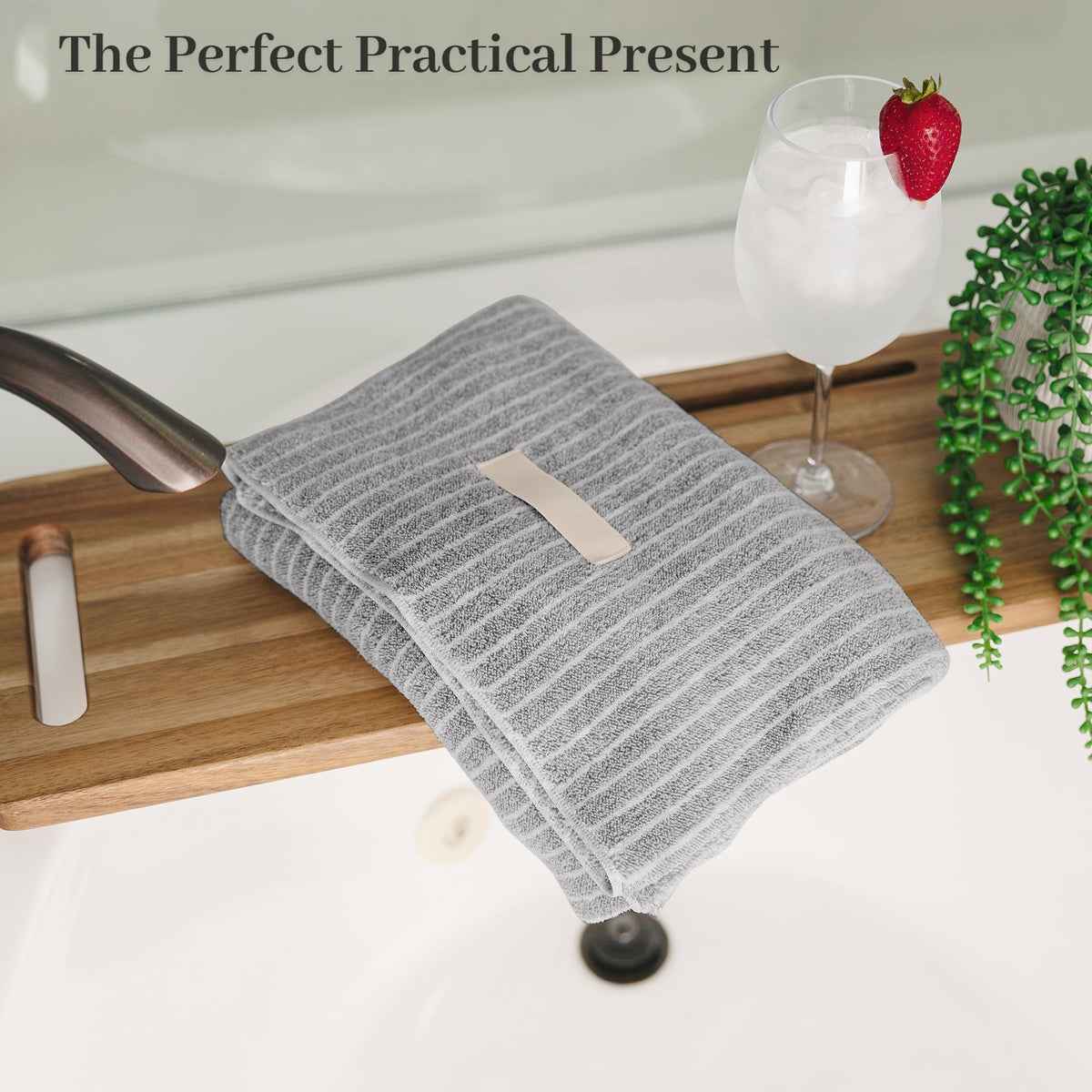 ROLSHOL folded towel packed in bag showing travel-ready, lightweight benefit