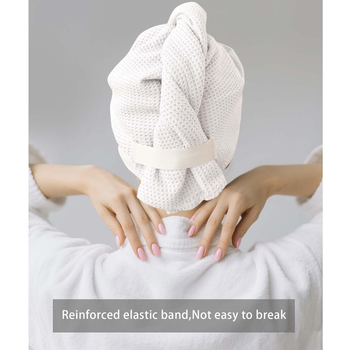 ROLSHOL white towel used during morning routine for convenience