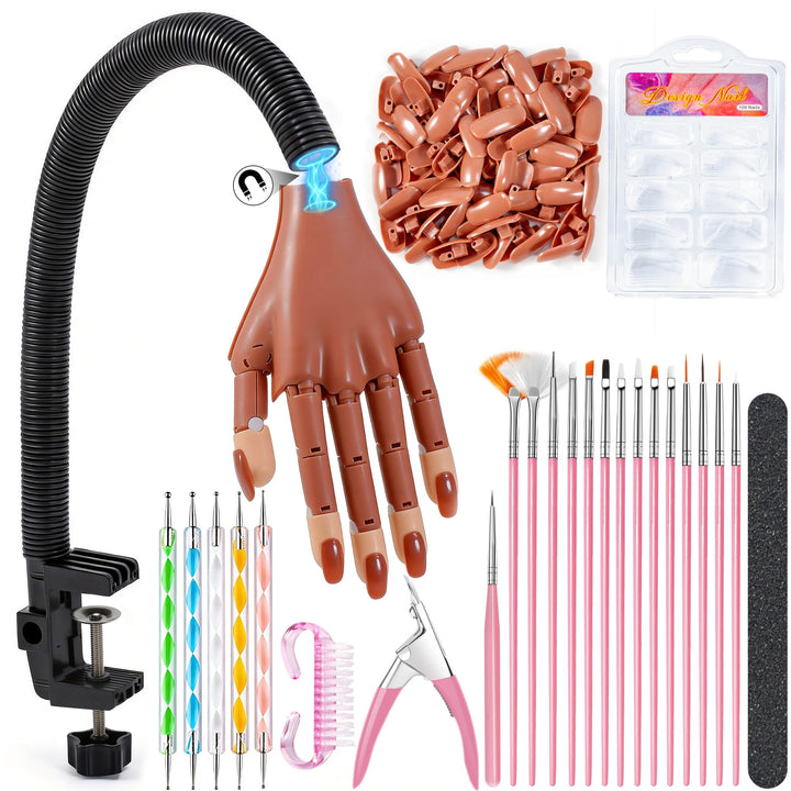 Rolybag front view of full practice hand kit showing completeness and readiness