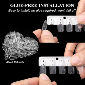 ROMALOVE close-up of clip mechanism highlighting secure, glue-free attachment