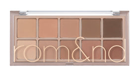 rom&nd Better Than Palette front view open showing ten warm shades and compact layout for versatile looks