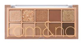 rom&nd front packaging showing palette layout and color range for versatile looks