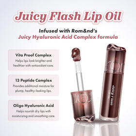 rom&nd Coco Bomb applicator close-up demonstrating smooth glide benefit
