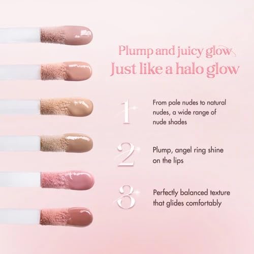 rom&nd gloss layered over matte lipstick adding depth and gloss benefit