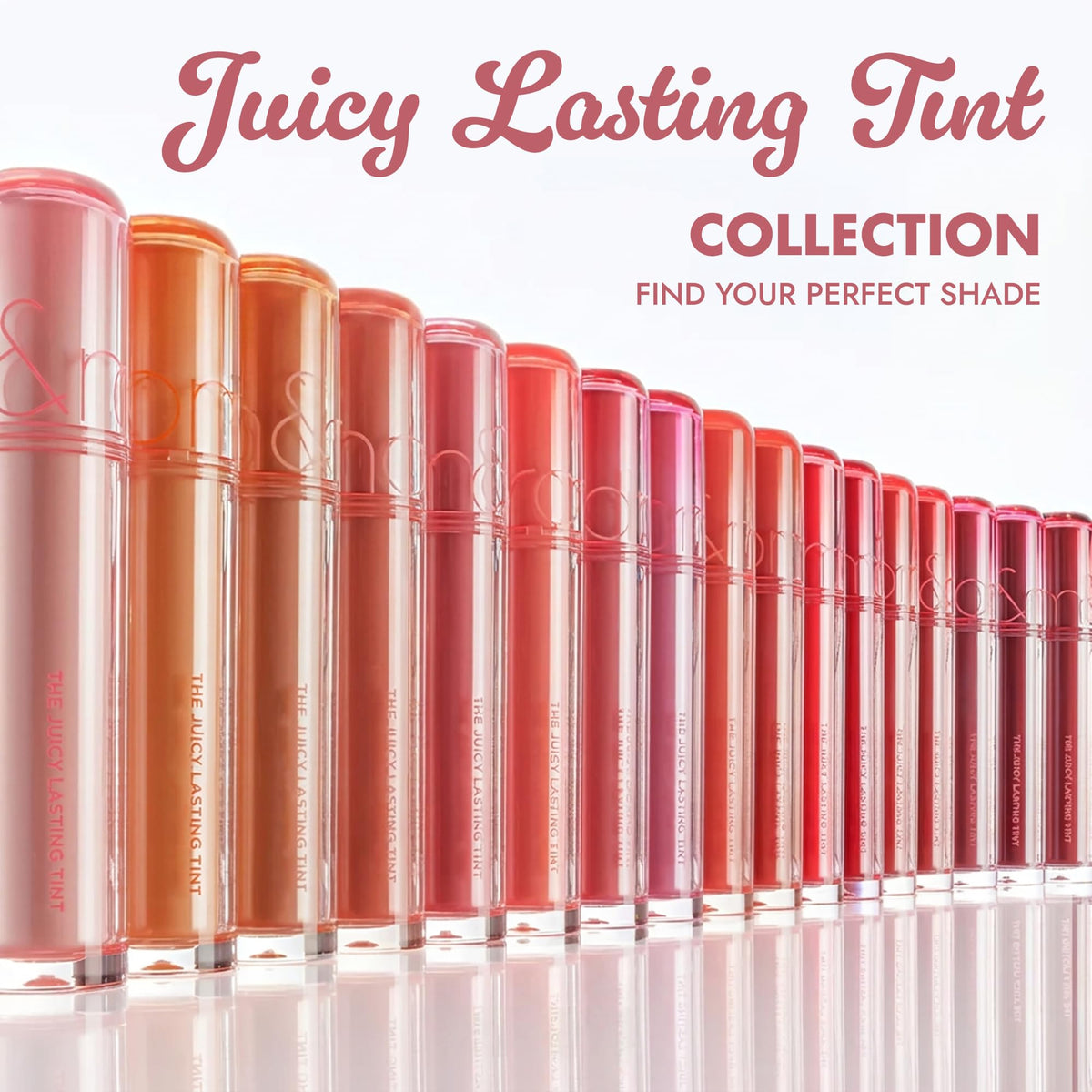 rom&nd placed in handbag lifestyle shot signaling easy on-the-go touch-up benefit