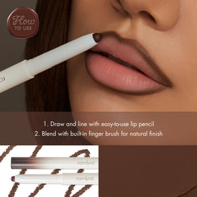 rom&nd Bitter Mocha swatches on skin showing rich payoff and buildable depth benefit