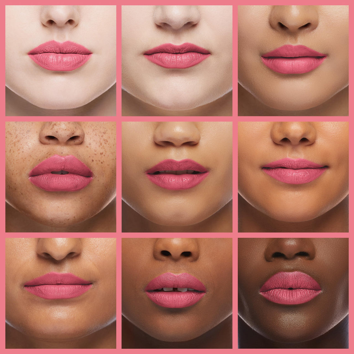 rom&nd applied on lips close-up highlighting velvety matte finish — blurs fine lines