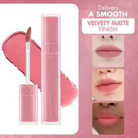 rom&nd inner-lip ombré application demonstrating gradient effect — soft, modern look