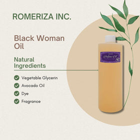 ROMERIZA INC. application on wrist demonstrating smooth oil finish and long-lasting fragrance benefit