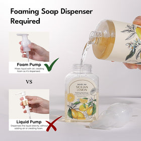 ROMIIE ZOI soap kit in bathroom lifestyle scene, fresh lemon scent brightens space