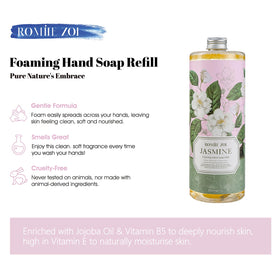 ROMIIE ZOI rich foam close-up demonstrating creamy lather and gentle cleansing