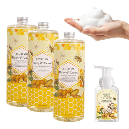 ROMIIE ZOI front packaging bottles showing three 1 L refills for value and convenience