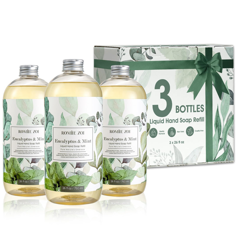 ROMIIE ZOI front packaging showing three refill bottles and scent branding for value