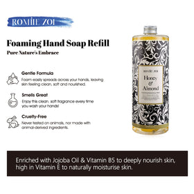 ROMIIE ZOI pouring refill action demonstrating easy transfer and convenience