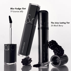 rom&nd applying product with lip brush for controlled buildable color