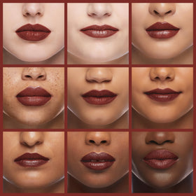 rom&nd on lips full coverage shows rich burnt-orange brick color benefit
