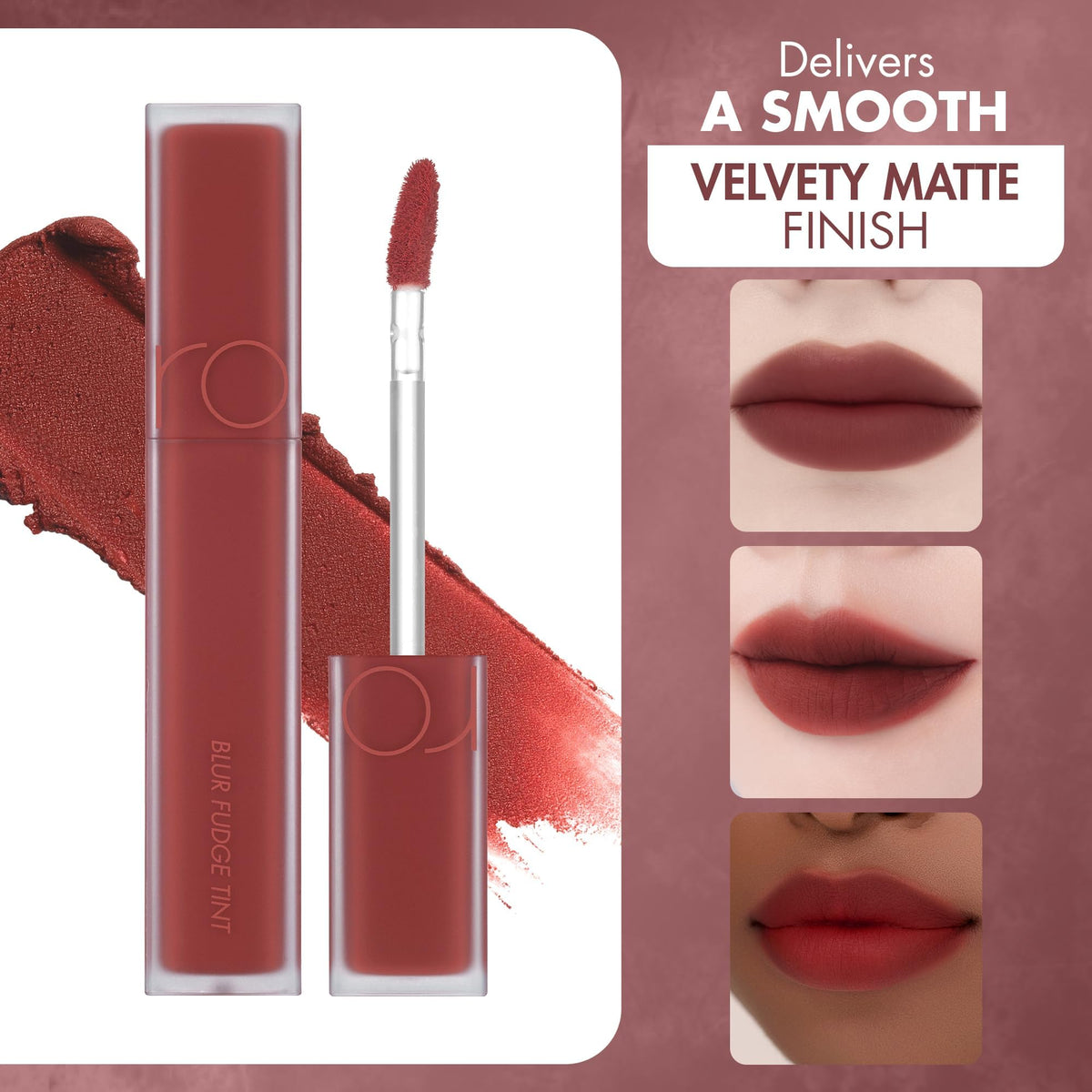 rom&nd on lips gradient smudged for soft-focus blur and natural finish