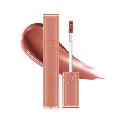 rom&nd product front packaging showing glossy tint and shade name for easy identification