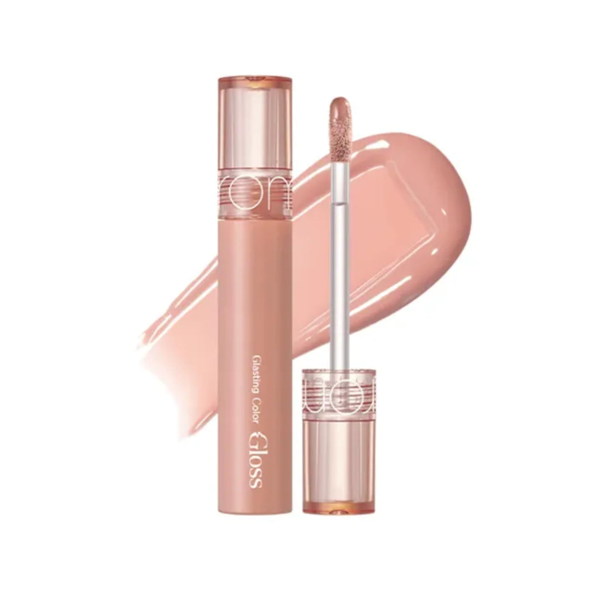 rom&nd front packaging showing gloss tube and shade, highlighting polish