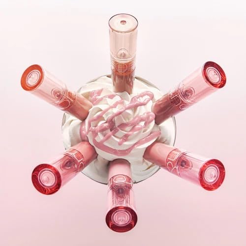rom&nd gloss lifestyle flatlay portraying daily-use, hydrated-lip look
