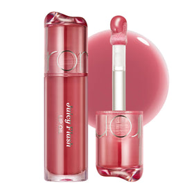 rom&nd product front packaging showing grape fig shade and benefit of glossy shine