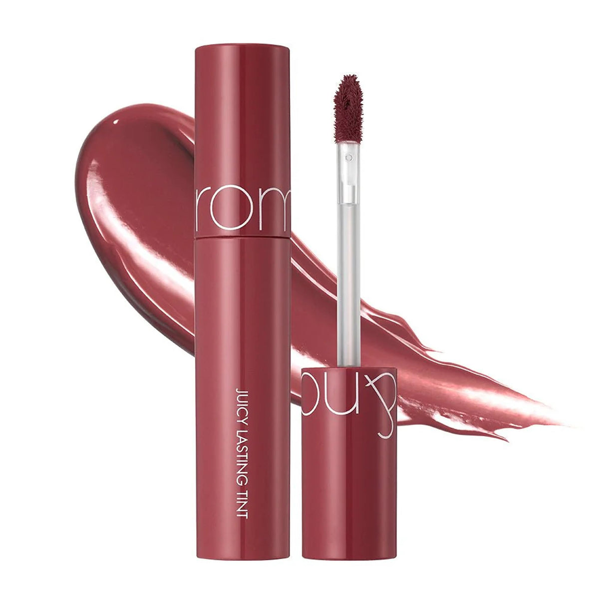 rom&nd front packaging showing tube and shade for easy selection