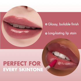 rom&nd tube label of shade 19 ALMOND ROSE clear product identification