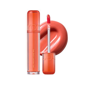 rom&nd front packaging showing Papaya Jam shade and glossy tube finish