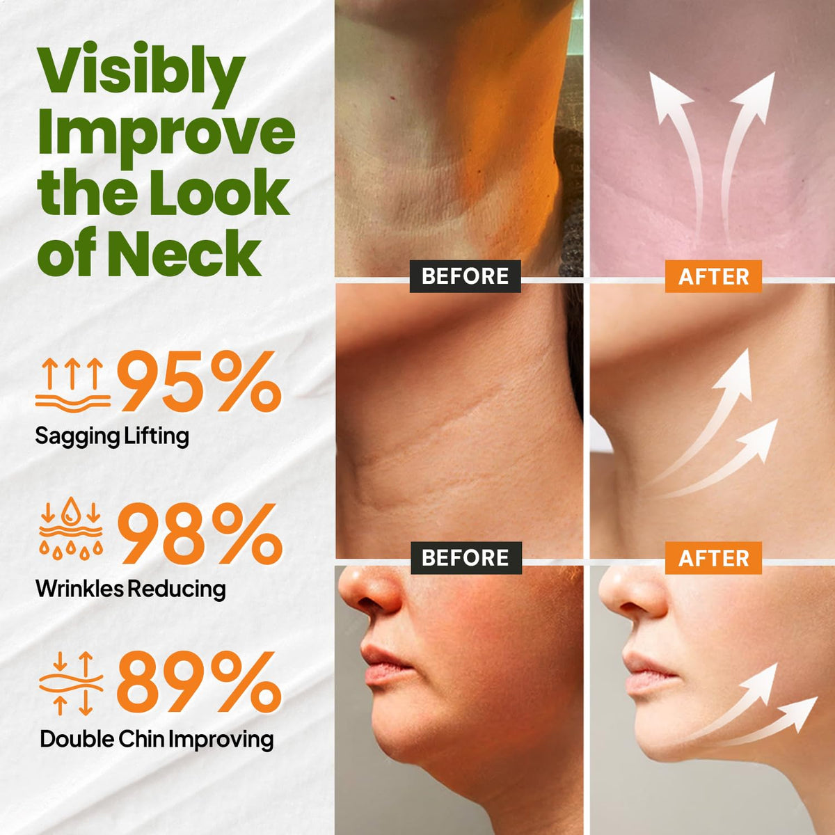 RONKIE ingredients shot with retinol and collagen showing firming support