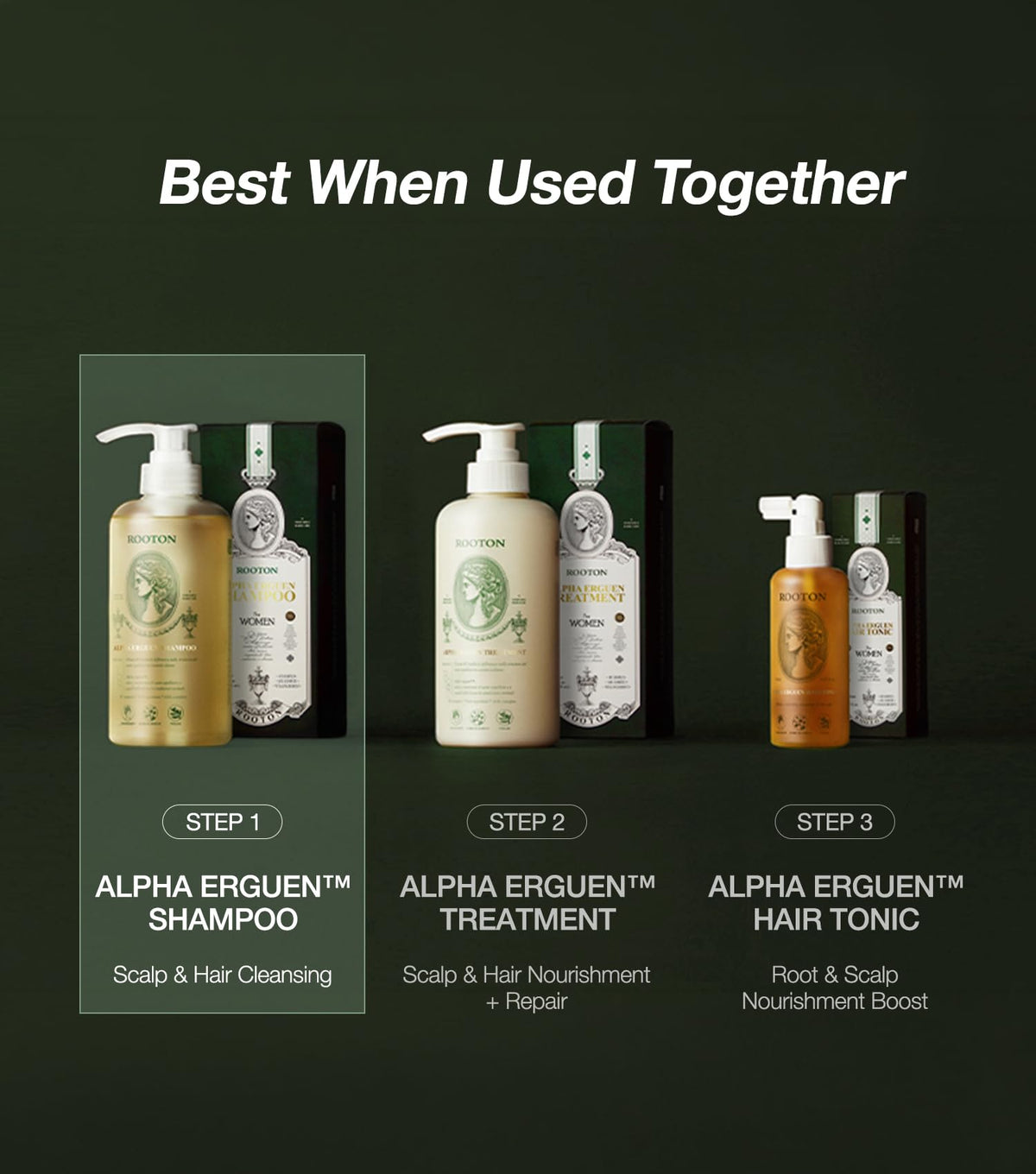 ROOTON in a bathroom postpartum routine, conveys gentle daily-care suitability