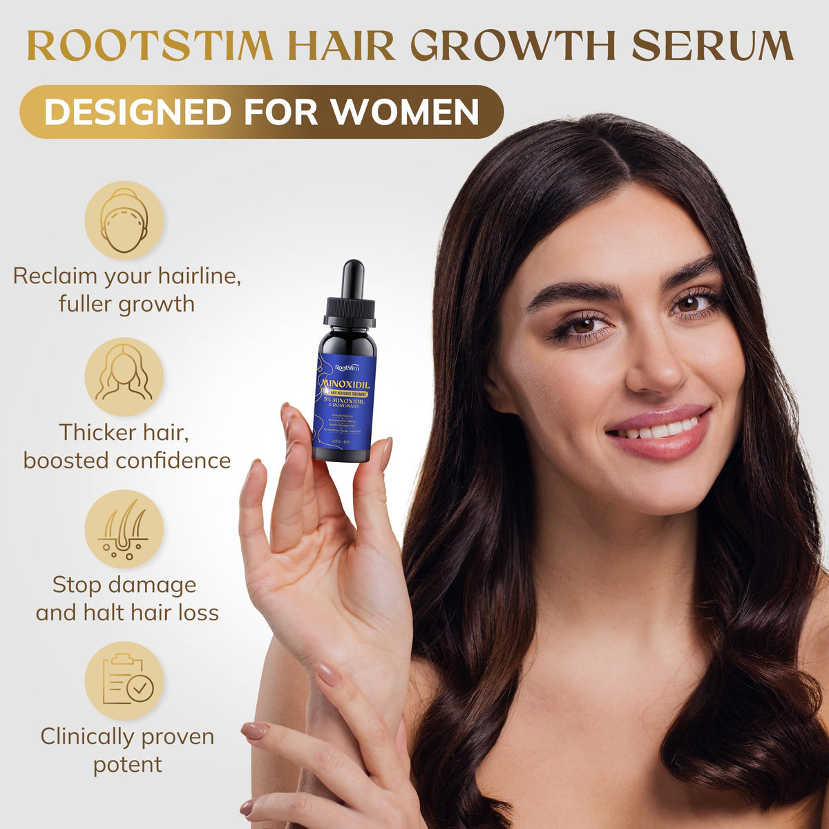 RootStim used on beard area showing support for fuller-looking facial hair
