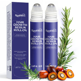 RootStim front packaging showing two roll-on bottles and clean formula benefits