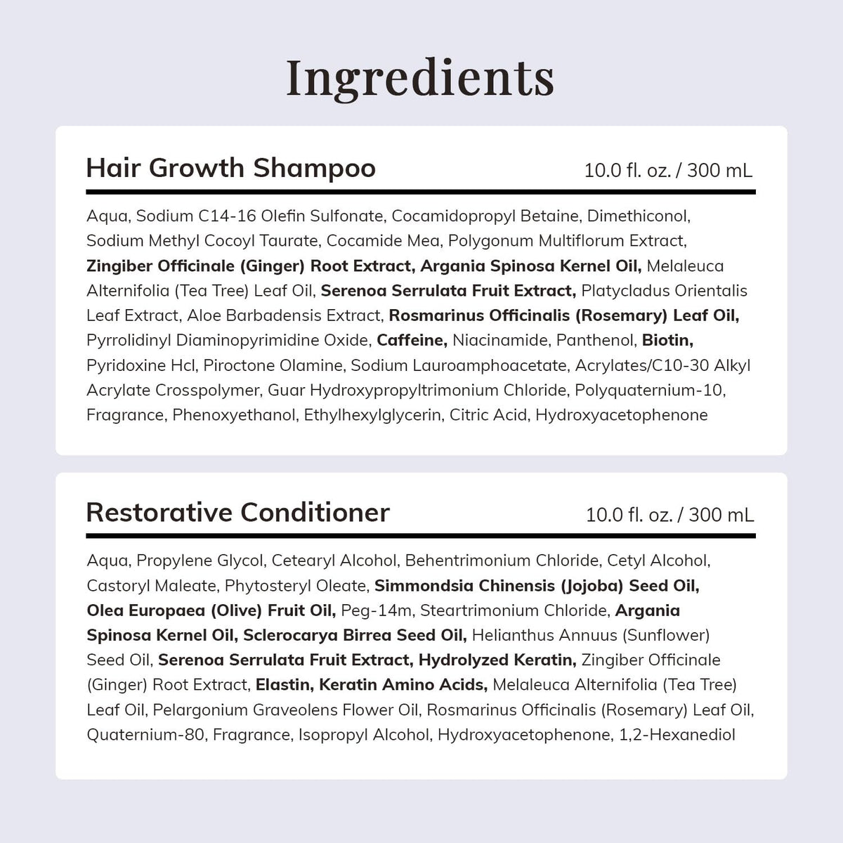 RootStim botanical ingredients flatlay highlighting rosemary and biotin benefits