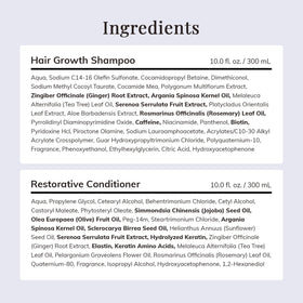 RootStim botanical ingredients flatlay highlighting rosemary and biotin benefits