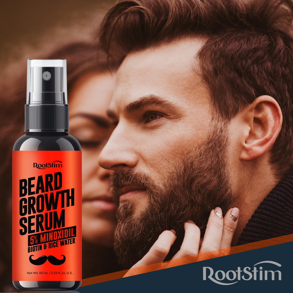 RootStim natural extracts detail showing plant components for soothing and gentle support