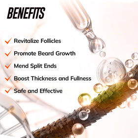 RootStim bottle beside a ruler size comparison showing compact 4.06 fl oz portability