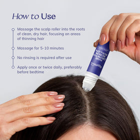 RootStim in travel pouch illustrating portability and on-the-go scalp care