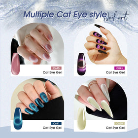 ROSALIND close-up 9D layered nail showing deep color shift and multidimensional shimmer