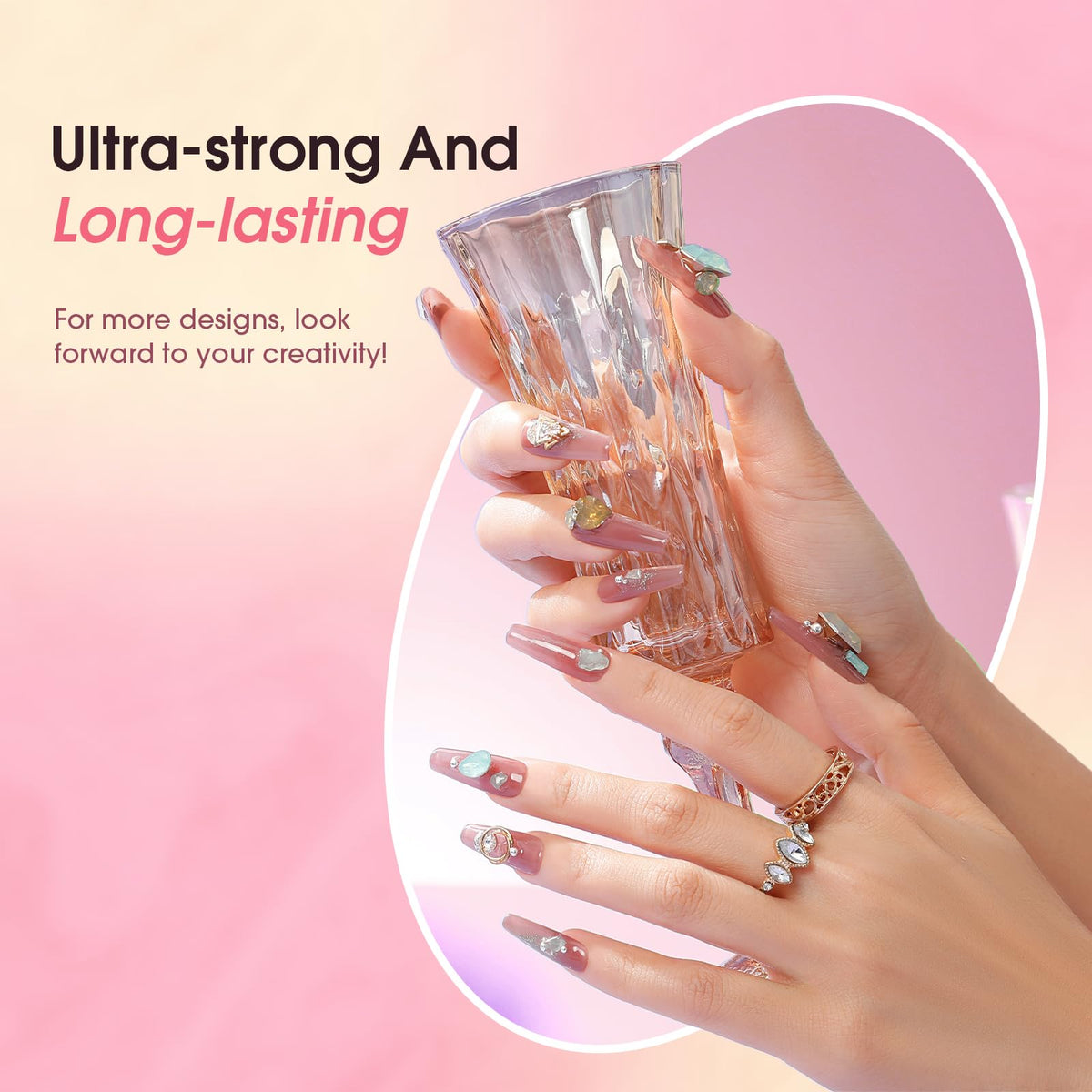 ROSALIND brush and manicure tools close-up highlighting precise application and neat results