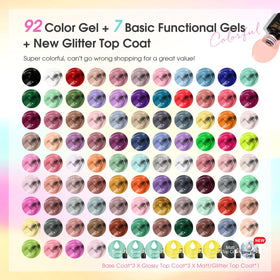 ROSALIND color palette spread displaying 92 shades for variety