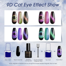 ROSALIND magnet held above nail demonstrating cat-eye effect for precise control