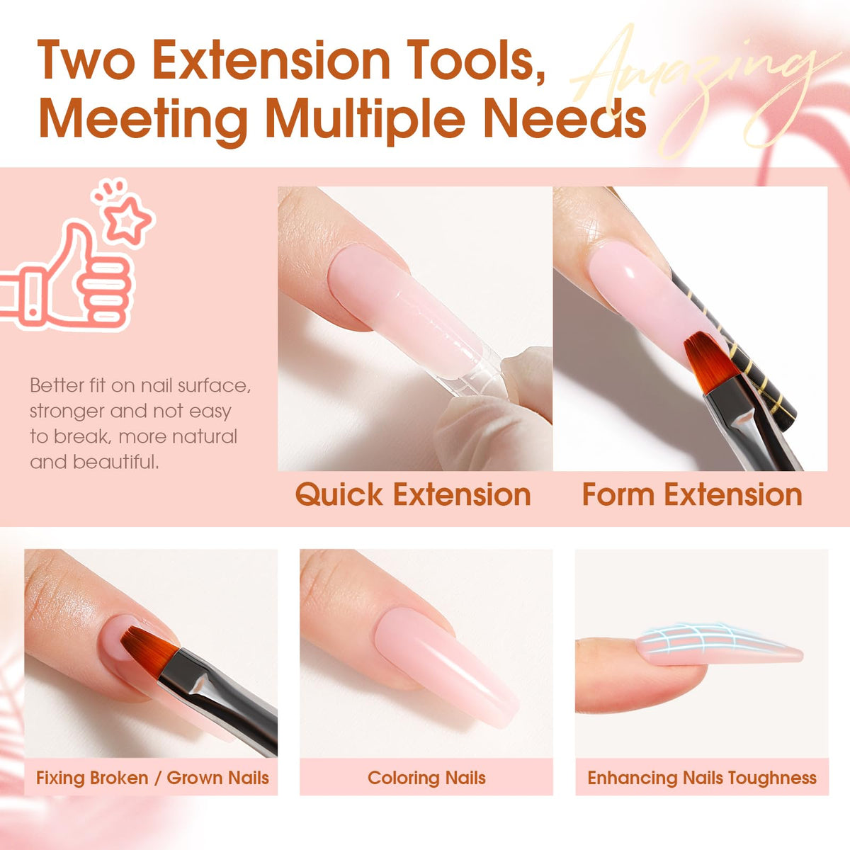 ROSALIND nail forms and basic tools arranged for sculpting precision