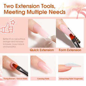 ROSALIND nail forms and basic tools arranged for sculpting precision