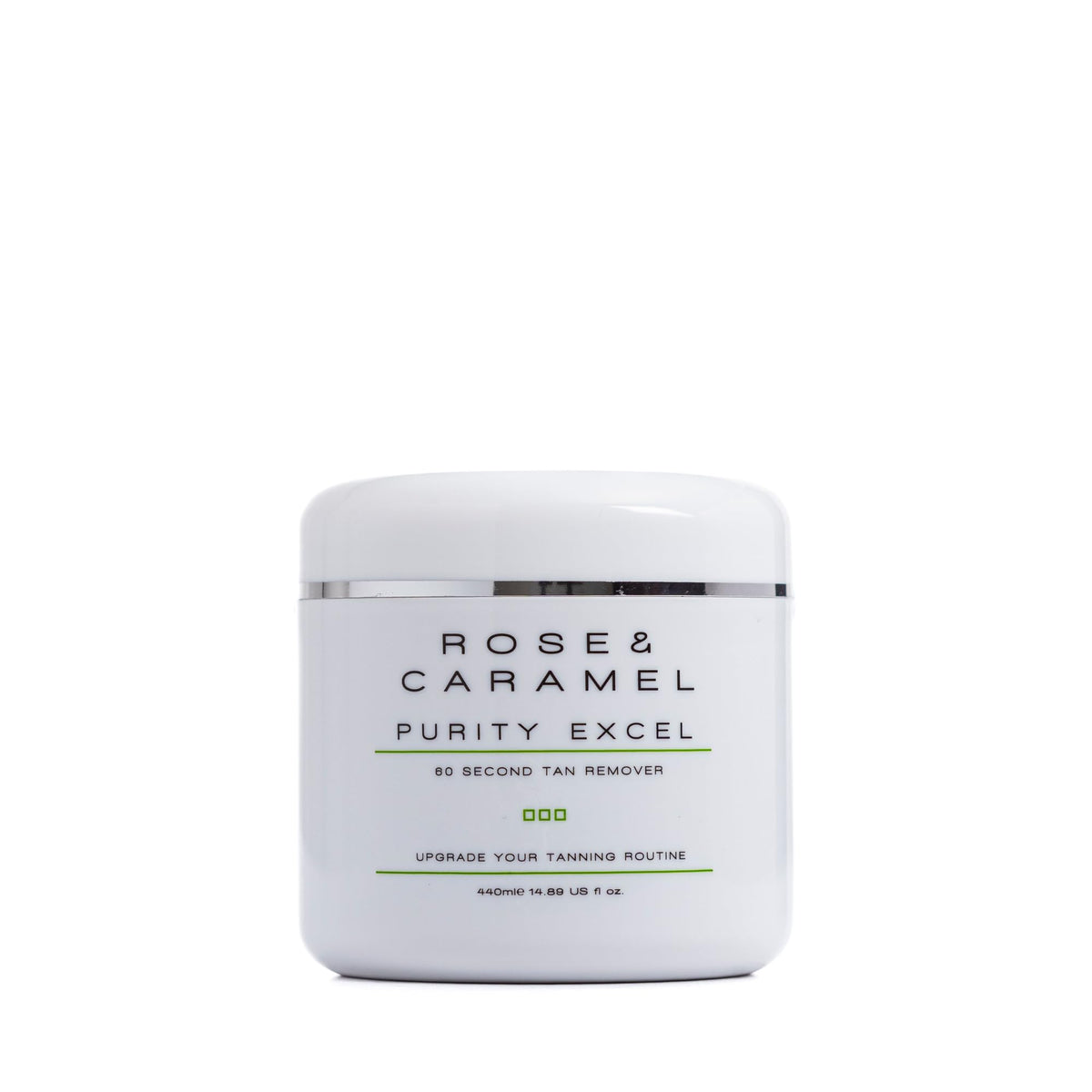 Rose & Caramel front packaging showing product and volume benefit