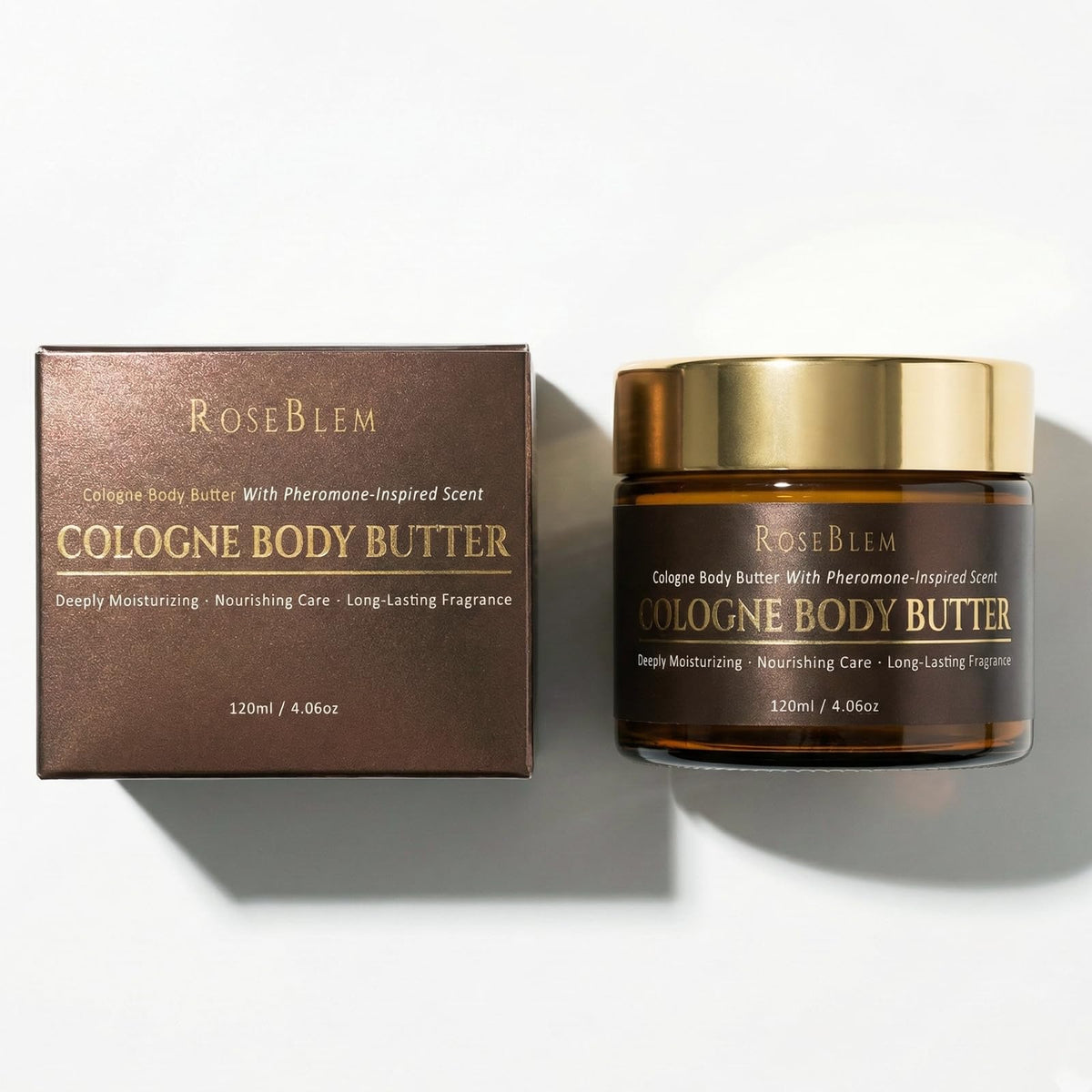 Roseblem jar inside travel pouch emphasizing portability and on-the-go grooming