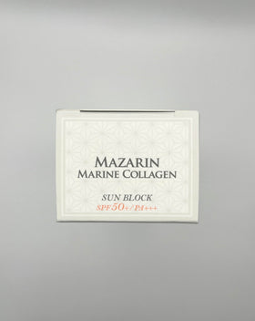 Back packaging of Rosee Mazarin listing SPF, PA+++ and marine complex benefits